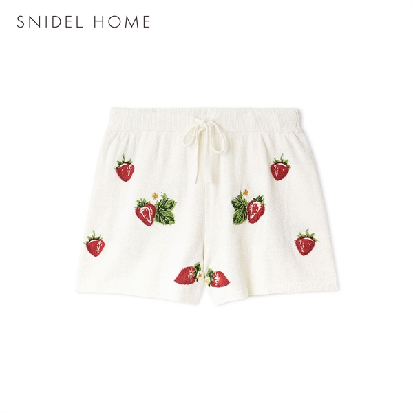 スナイデルホーム ストロベリーニットショートパンツ ルームウェア SNIDEL HOME