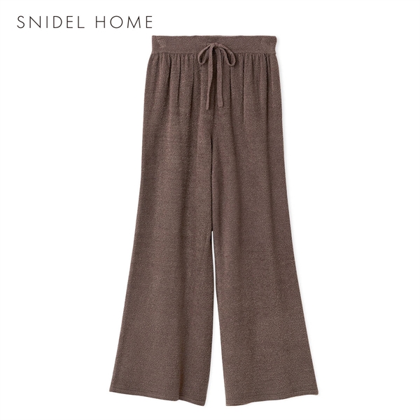 スナイデルホーム 接触冷感 UVカット ニットロングパンツ ルームウェア パジャマ SNIDEL HOME