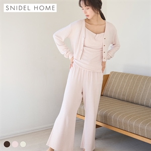 スナイデルホーム 接触冷感 UVカット ニットロングパンツ ルームウェア パジャマ SNIDEL HOME