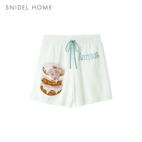 スナイデルホーム ビジュードーナッツニットショートパンツ パジャマ ルームウェア SNIDEL HOME