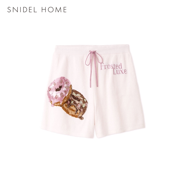 スナイデルホーム ビジュードーナッツニットショートパンツ パジャマ ルームウェア SNIDEL HOME