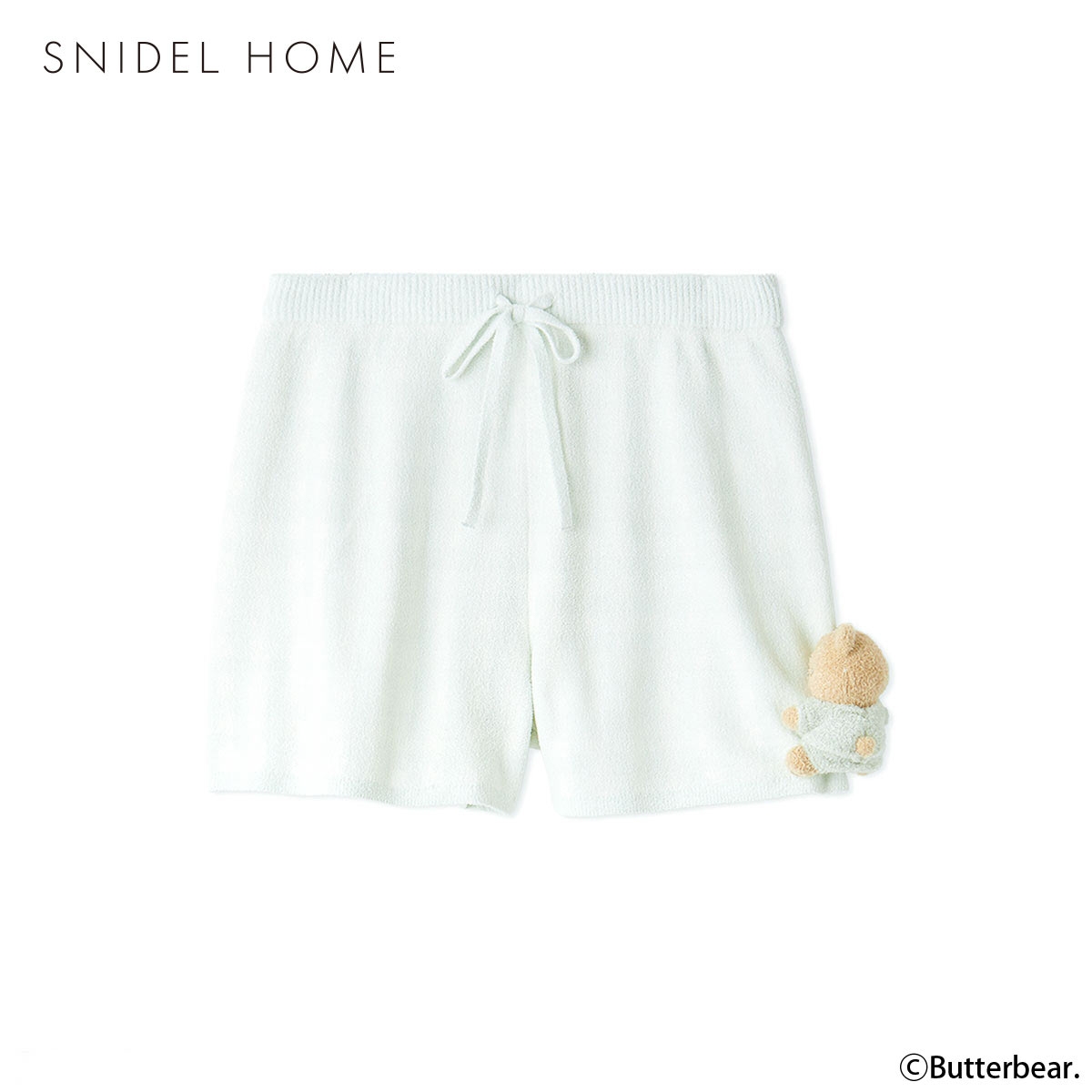 スナイデルホーム BUTTERBEAR ニットショートパンツ バターベア パジャマ ルームウェア SNIDEL HOME(MI-ミント-Free)