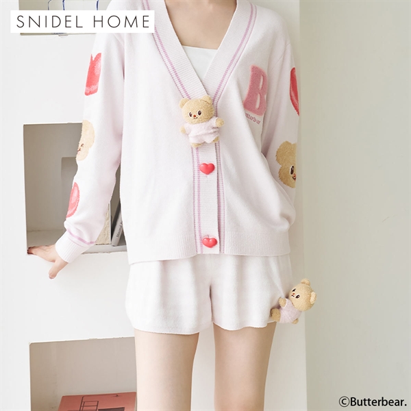 スナイデルホーム BUTTERBEAR ニットショートパンツ バターベア パジャマ ルームウェア SNIDEL HOME