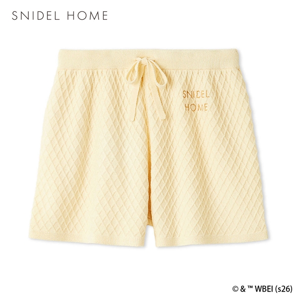 スナイデルホーム Tweety ワッフルコーンニットショートパンツ ルームウェア パジャマ SNIDEL HOME