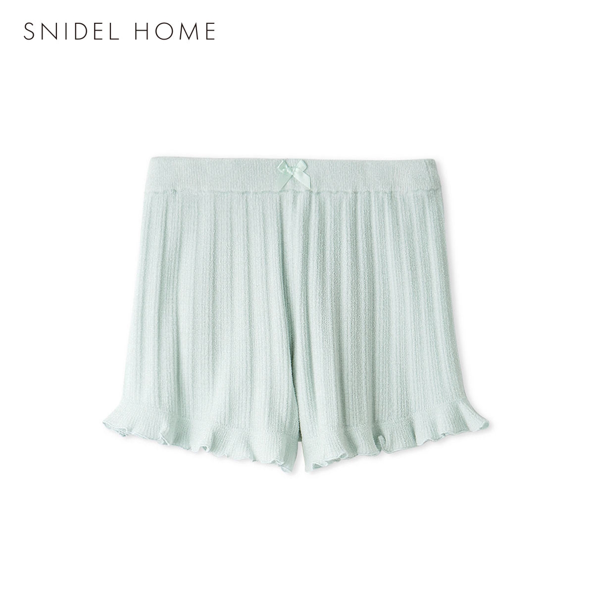 スナイデルホーム SorbetTouch Cool 接触冷感 ニットショートパンツ パジャマ ルームウェア SNIDEL HOME(MI-ミント-Free)