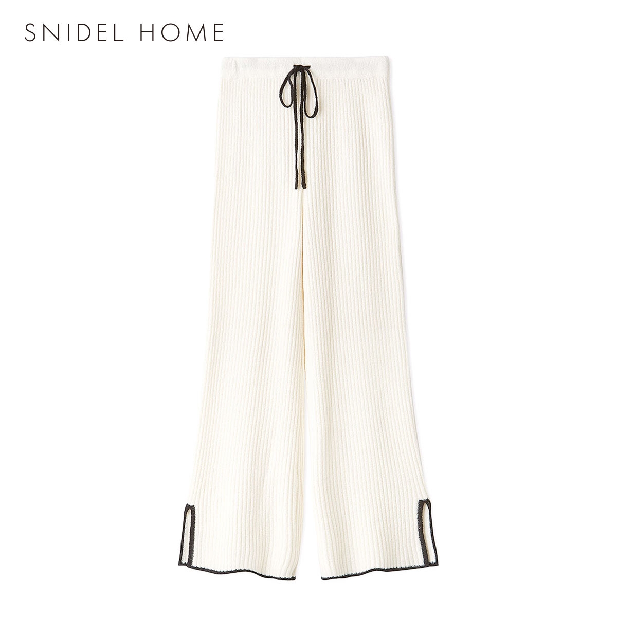 スナイデルホーム Milky ロングパンツ パジャマ ルームウェア SNIDEL HOME(IV-アイボリー-Free)