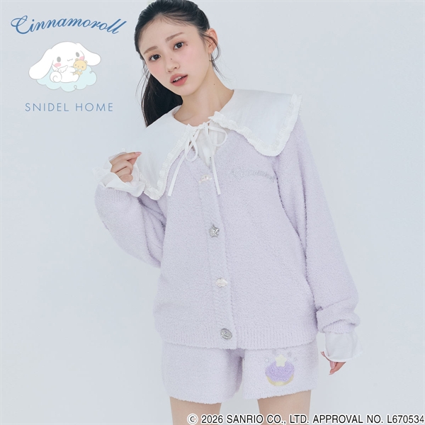 スナイデルホーム Cinnamoroll ニットショートパンツ パジャマ ルームウェア シナモロール サンリオ SANRIO SNIDEL HOME