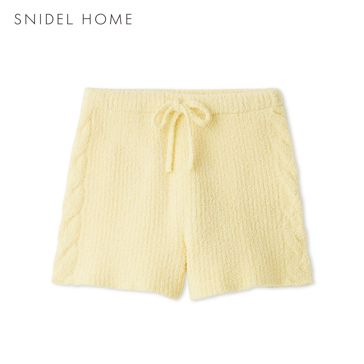 スナイデルホーム ベアニットショートパンツ パジャマ ルームウェア SNIDEL HOME(YE-イエロー-Free)