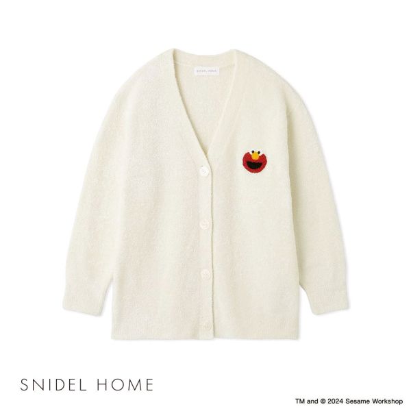 スナイデルホーム SNIDEL HOME 【SESAME STREET】【UNISEX】ワンポイントカーディガン パジャマ ルームウェア