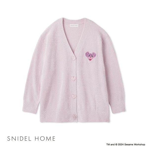 スナイデルホーム SNIDEL HOME 【SESAME STREET】【UNISEX】ワンポイントカーディガン パジャマ ルームウェア