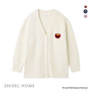 スナイデルホーム SNIDEL HOME 【SESAME STREET】【UNISEX】ワンポイントカーディガン パジャマ ルームウェア