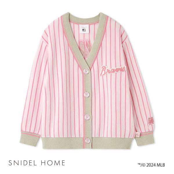 スナイデルホーム SNIDEL HOME 【MLB】ニットカーディガン パジャマ ルームウェア