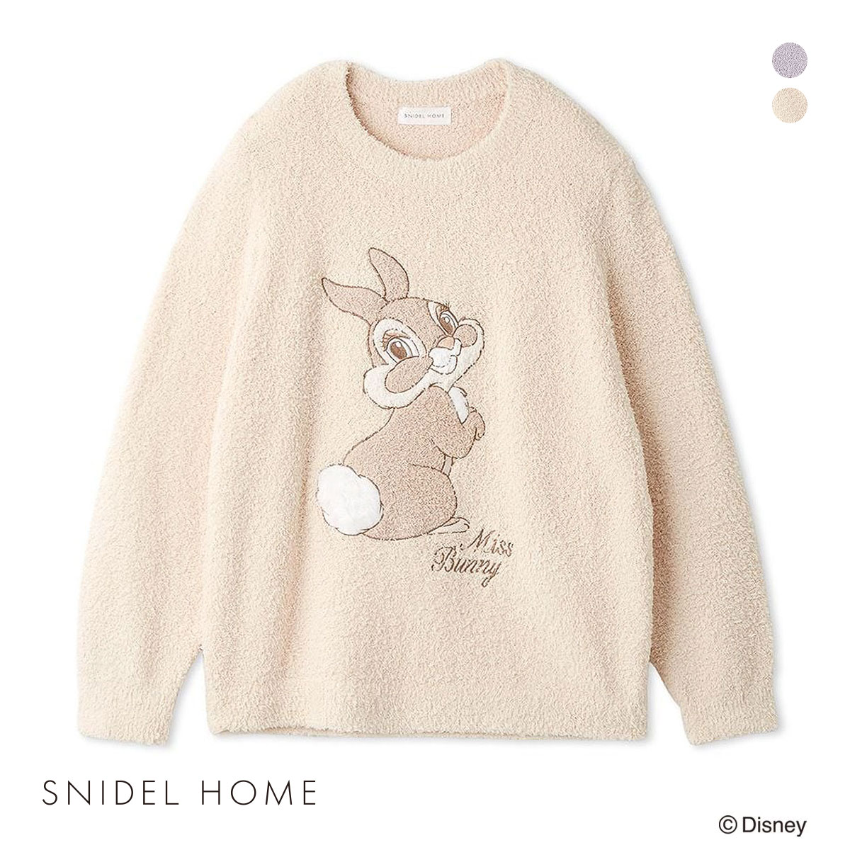 スナイデルホーム SNIDEL HOME 【Bambi】プルオーバー パジャマ ルームウェア(PE-ピーチ-Free)