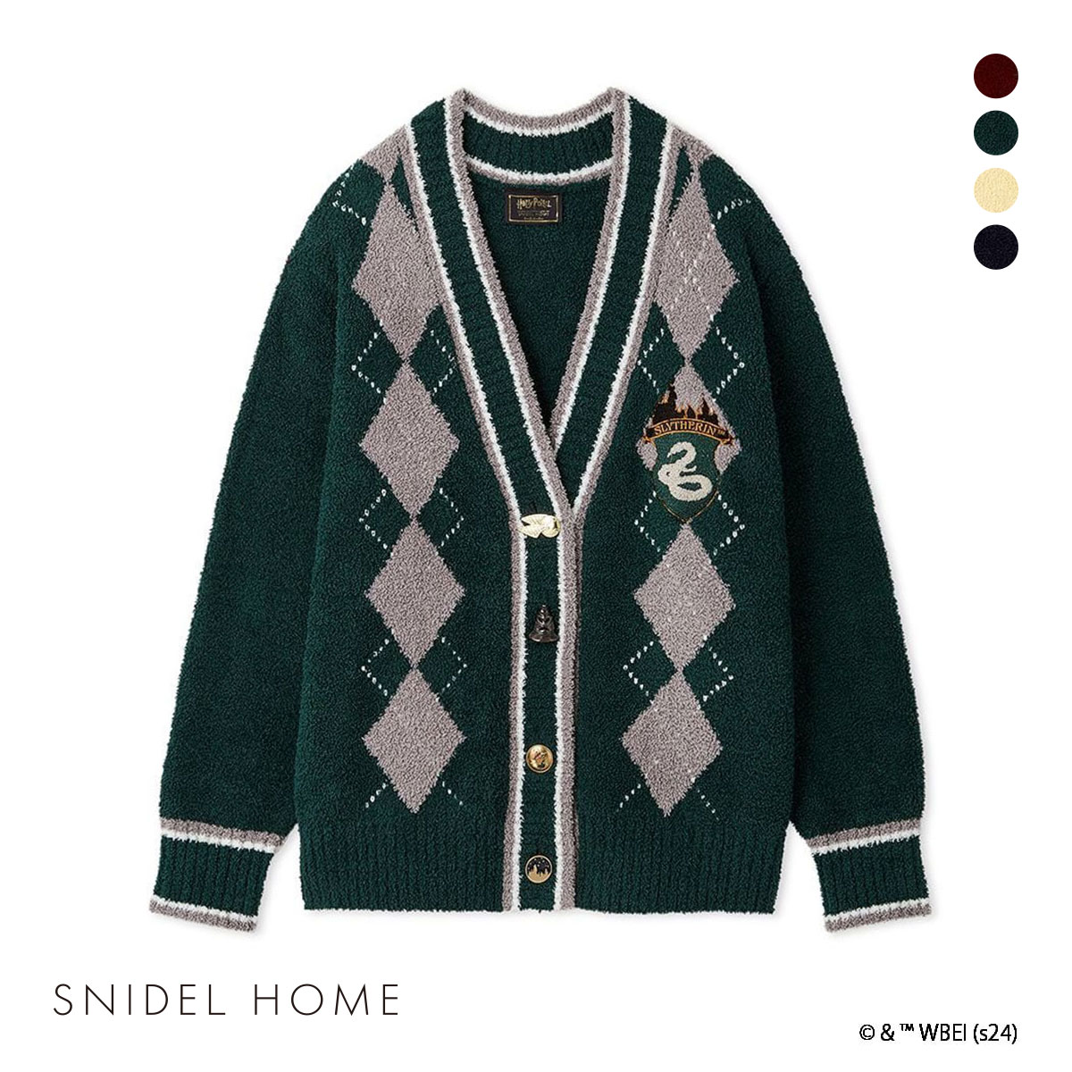 スナイデルホーム ハリー・ポッター ニットカーディガン パジャマ ルームウェア SNIDEL HOME