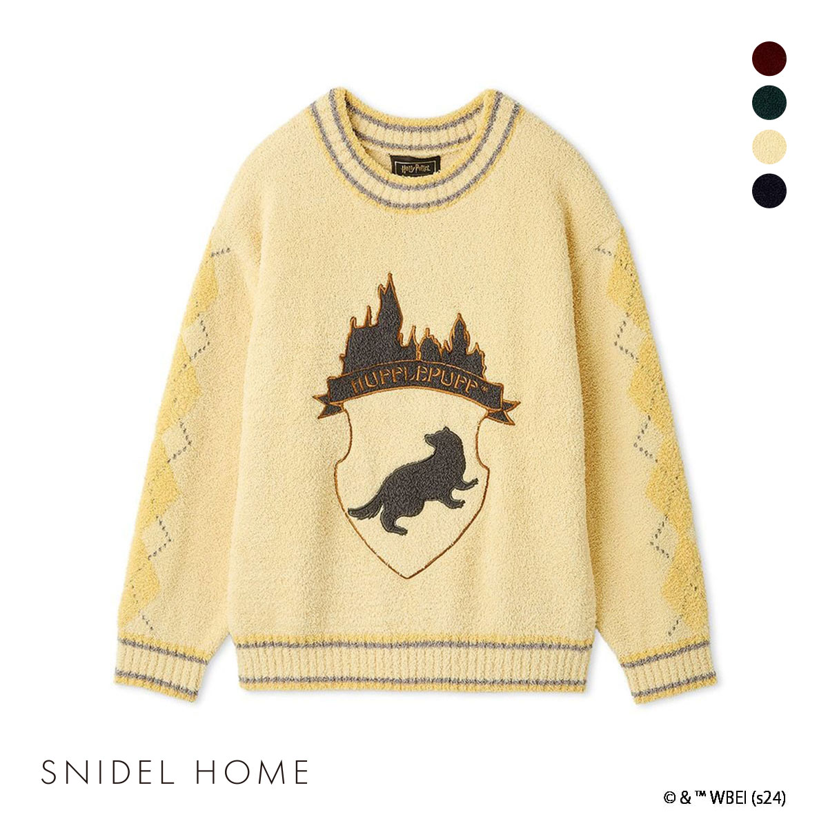 スナイデルホーム ハリー・ポッター ニットプルオーバー パジャマ ルームウェア SNIDEL HOME(YE-イエロー-Free)