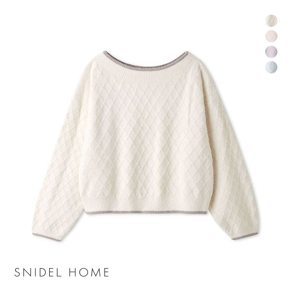 20%OFF スナイデルホーム 柄編みプルオーバー パジャマ ルームウェア SNIDEL HOME 20%OFF スナイデルホーム 柄編みプルオーバー パジャマ ルームウェア SNIDEL HOME