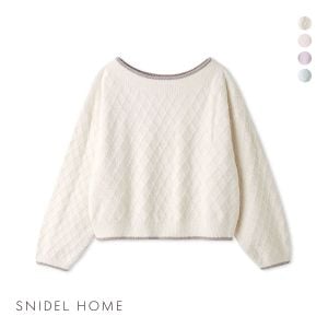 スナイデルホーム 柄編みプルオーバー パジャマ ルームウェア SNIDEL HOME