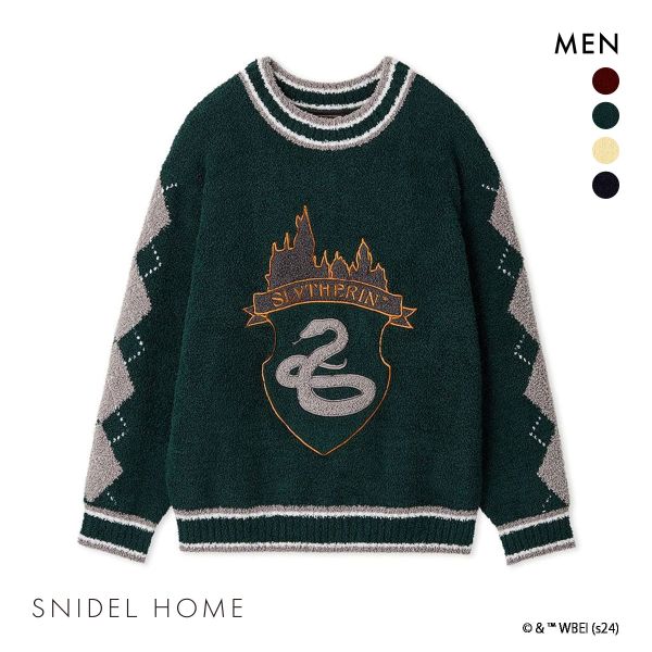 スナイデルホーム メンズ ハリー・ポッター ニットプルオーバー パジャマ ルームウェア SNIDEL HOME
