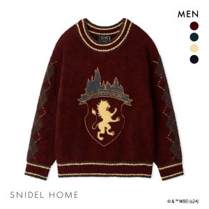 スナイデルホーム メンズ ハリー・ポッター ニットプルオーバー パジャマ ルームウェア SNIDEL HOME