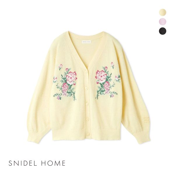 10%OFF スナイデルホーム フラワーモチーフカーディガン パジャマ ルームウェア SNIDEL HOME 10%OFF スナイデルホーム フラワーモチーフカーディガン パジャマ ルームウェア SNIDEL HOME