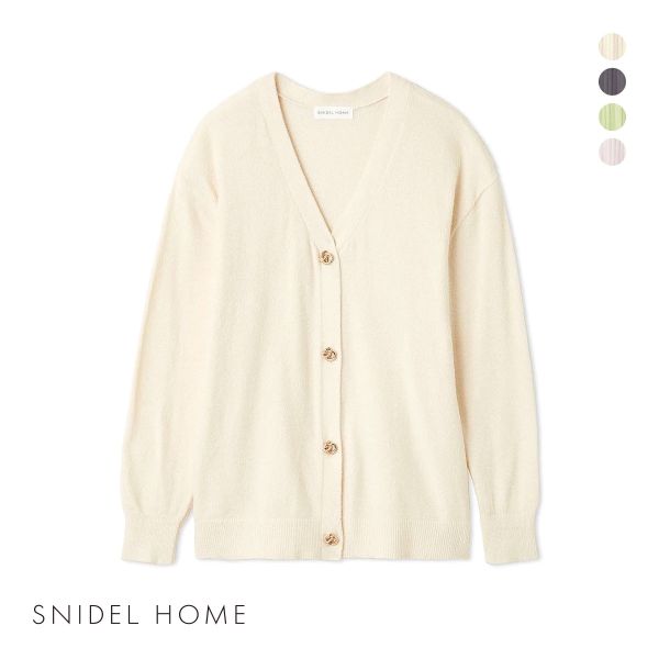 スナイデルホーム ICESUMMER デザインボタンカーディガン パジャマ ルームウェア SNIDEL HOME
