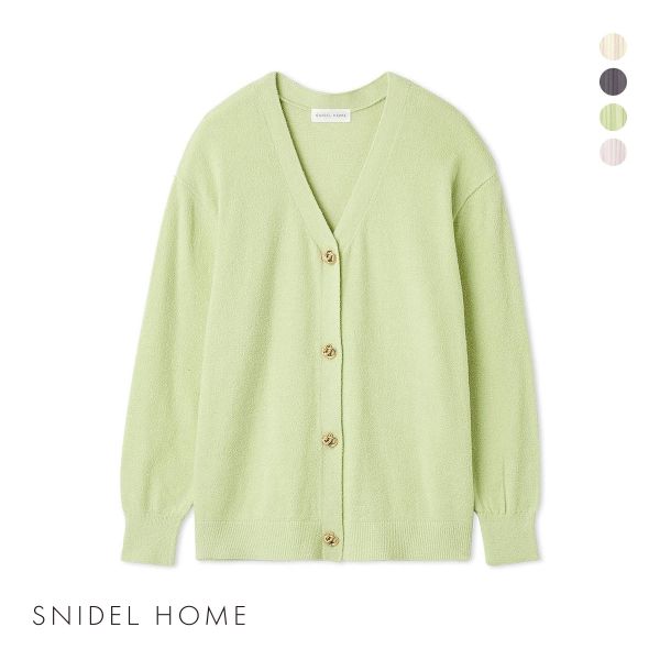 スナイデルホーム ICESUMMER デザインボタンカーディガン パジャマ ルームウェア SNIDEL HOME
