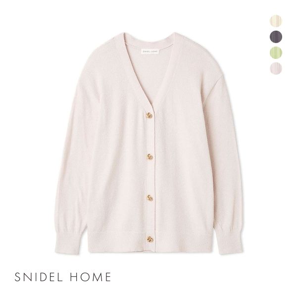 スナイデルホーム ICESUMMER デザインボタンカーディガン パジャマ ルームウェア SNIDEL HOME