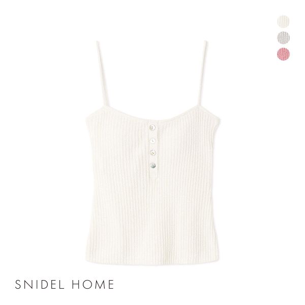 20%OFF スナイデルホームヘンリーデザインキャミソール パジャマ ルームウェア カップイン SNIDEL HOME 20%OFF スナイデルホームヘンリーデザインキャミソール パジャマ ルームウェア カップイン SNIDEL HOME