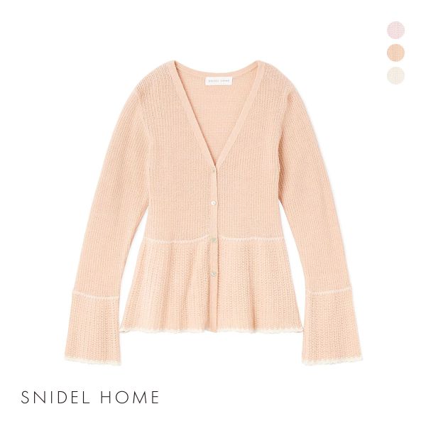 スナイデルホーム クロシェカーディガン パジャマ ルームウェア SNIDEL HOME