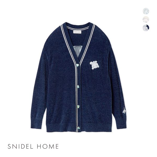 スナイデルホーム icy baby SorbetTouch Coolカーディガン 接触冷感 パジャマ ルームウェア SNIDEL HOME