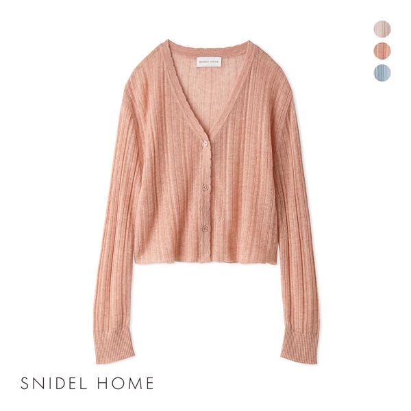 スナイデルホーム シアーカーディガン パジャマ ルームウェア SNIDEL HOME