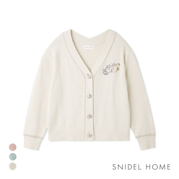 スナイデルホーム CATラメニットカーディガン SNIDEL HOME