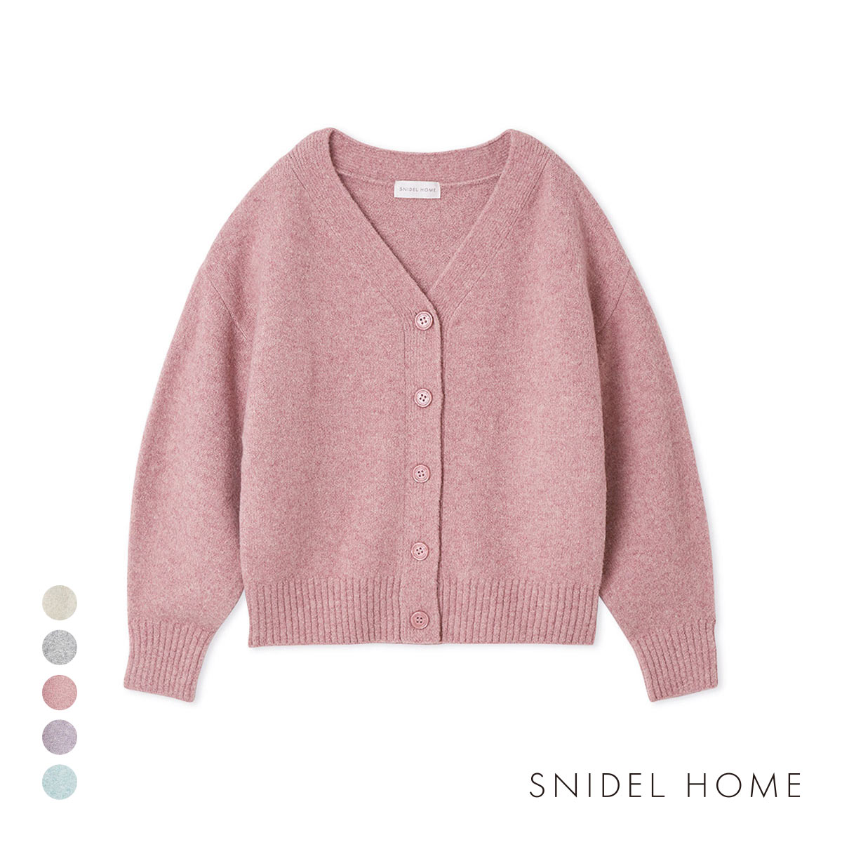 スナイデルホーム 5th Anniversary カラーカーディガン SNIDEL HOME(PI-ピンク-Free)