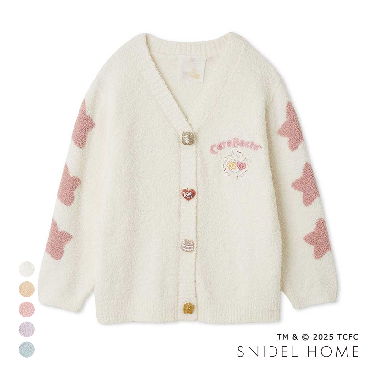 スナイデルホーム Care Bears(TM) カーディガン ケアベア SNIDEL HOME(OW-オフホワイト-Free)