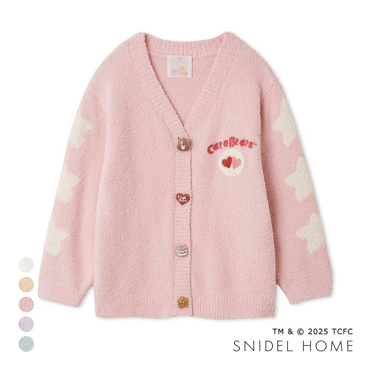 スナイデルホーム Care Bears(TM) カーディガン ケアベア SNIDEL HOME(LPI-薄ピンク-Free)