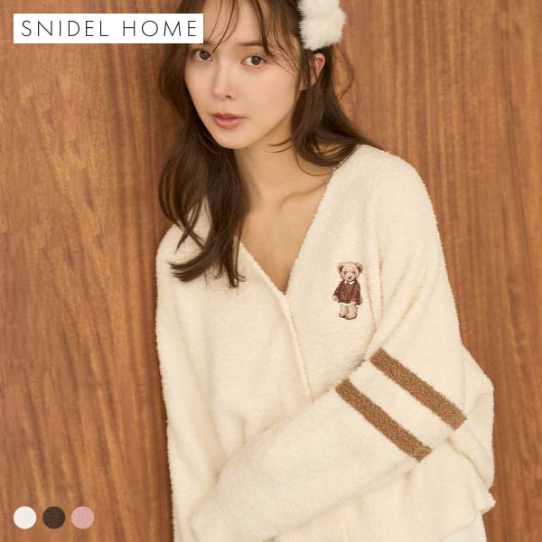スナイデルホーム Bearニットカーディガン SNIDEL HOME