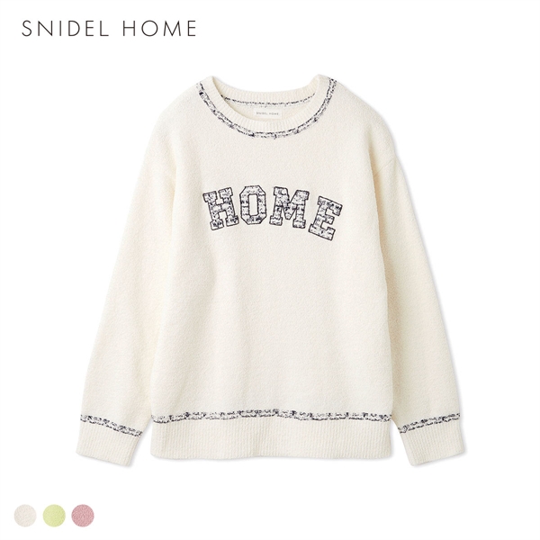 スナイデルホーム ツイードロゴプルオーバー SNIDEL HOME