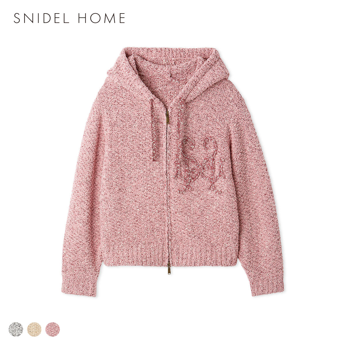 スナイデルホーム ローゲージパーカー SNIDEL HOME(PI-ピンク-Free)
