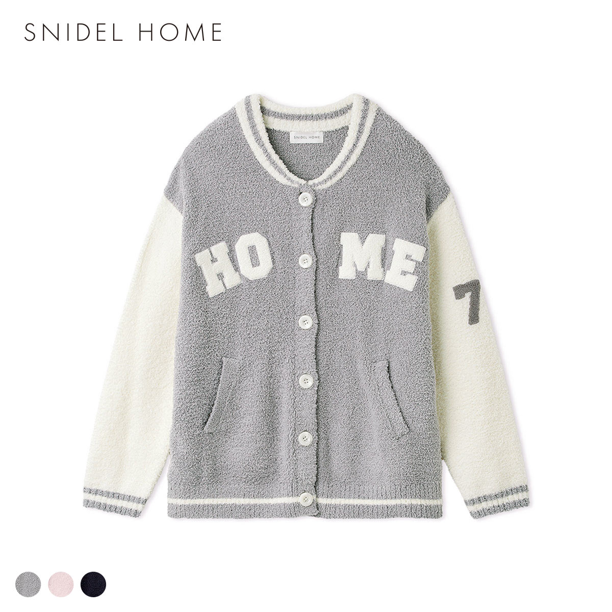 スナイデルホーム スタジャン型カーディガン SNIDEL HOME(GY-グレー-Free)