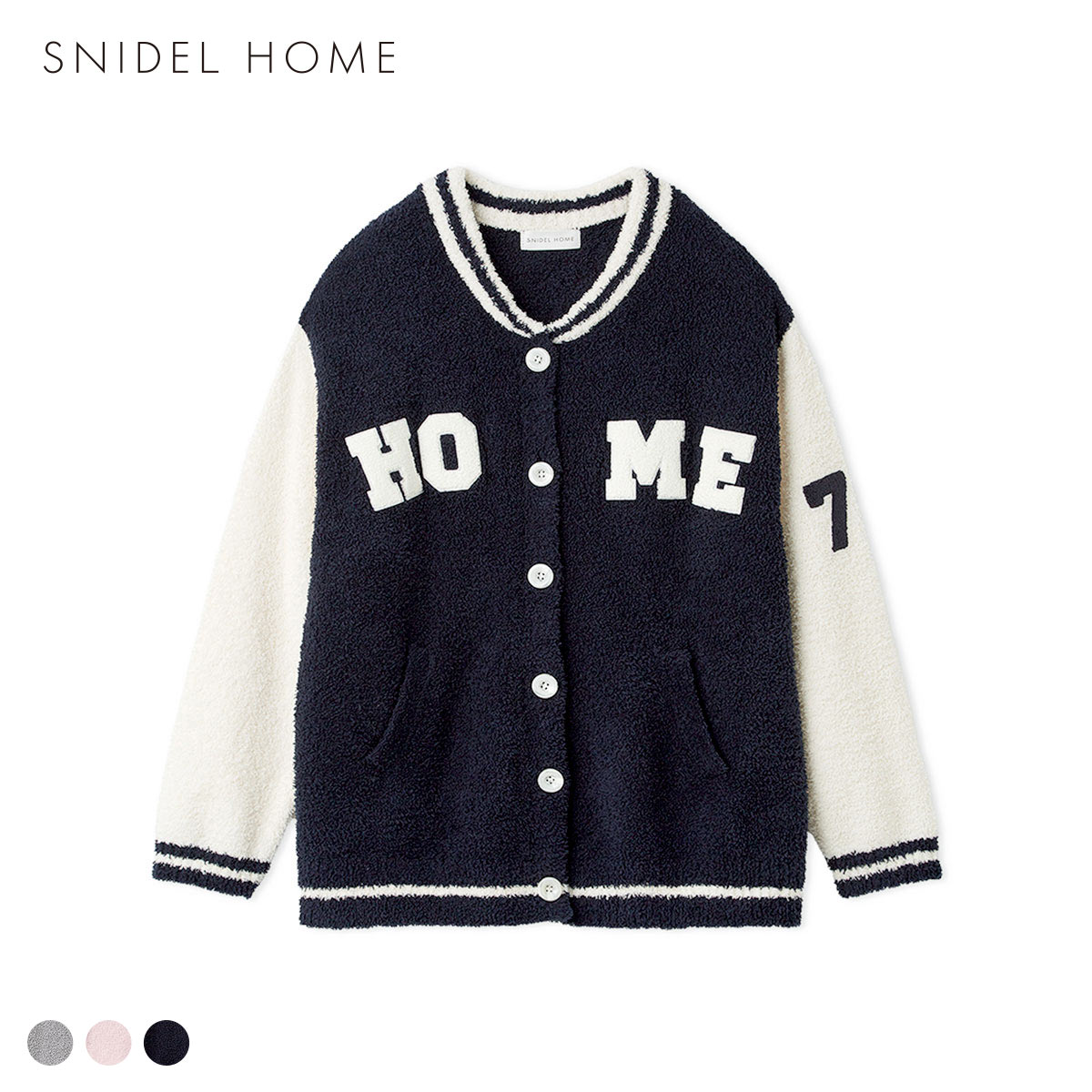 スナイデルホーム スタジャン型カーディガン SNIDEL HOME(NV-ネイビー-Free)