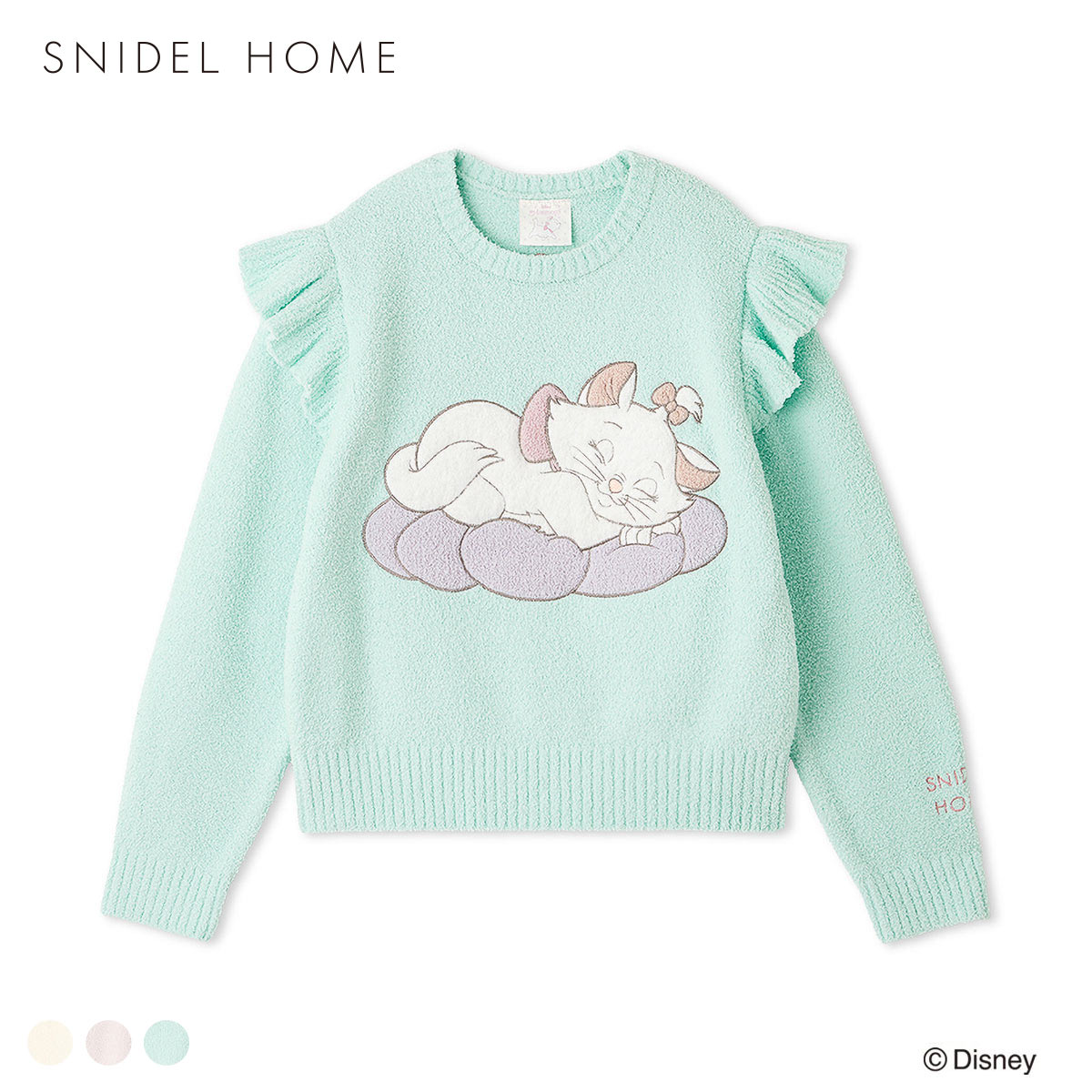 スナイデルホーム The Aristocats ニットプルオーバーパジャマ ルームウェア SNIDEL HOME(MI-ミント-Free)