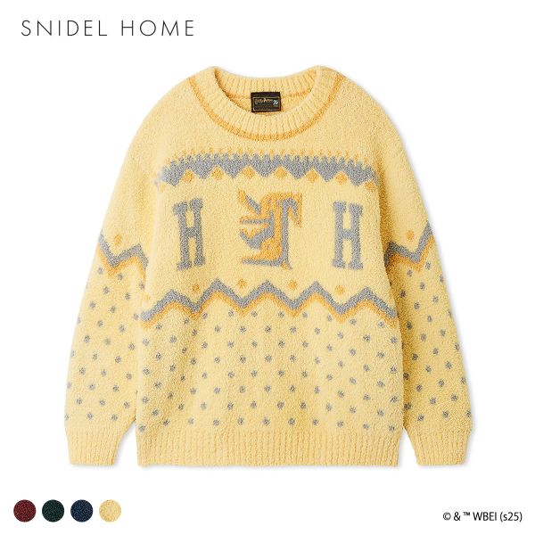スナイデルホーム Harry Potter ニットプルオーバー パジャマ ルームウェア SNIDEL HOME ハリー・ポッター