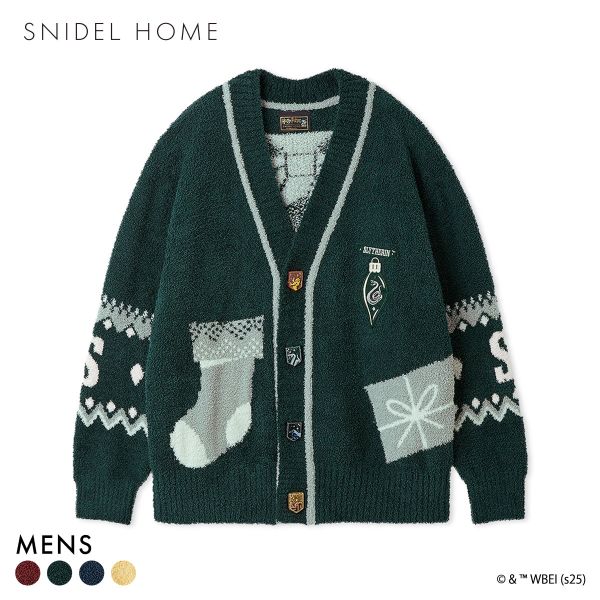 スナイデルホーム メンズ Mens Harry Potter ニットカーディガン パジャマ ルームウェア ハリー・ポッター SNIDEL HOME