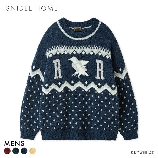スナイデルホーム メンズ Mens Harry Potter ニットプルオーバー パジャマ ルームウェア ハリー・ポッター SNIDEL HOME