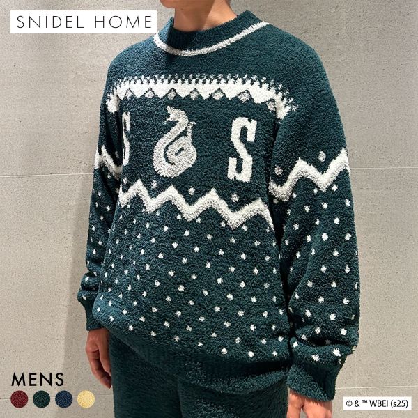 スナイデルホーム メンズ Mens Harry Potter ニットプルオーバー パジャマ ルームウェア ハリー・ポッター SNIDEL HOME