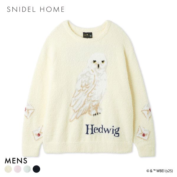 スナイデルホーム メンズ Mens Harry Potter モチーフニットプルオーバー パジャマ ルームウェア ハリー・ポッター SNIDEL HOME