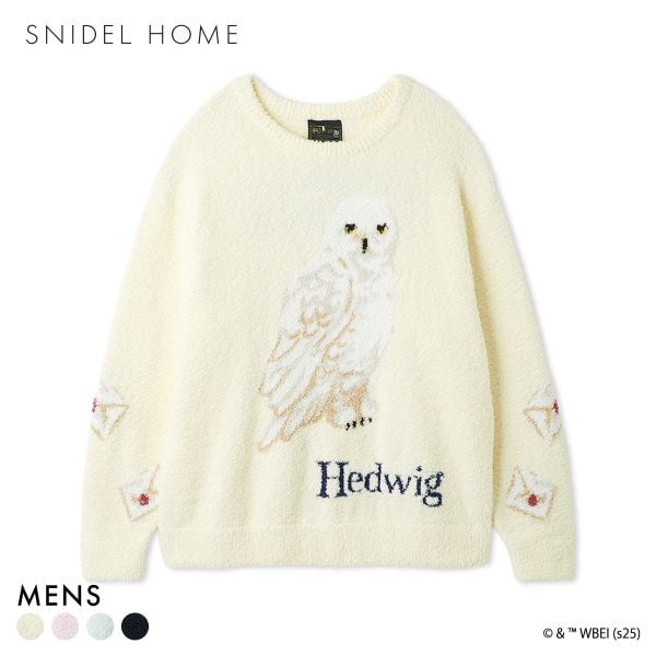 スナイデルホーム メンズ Mens Harry Potter モチーフニットプルオーバー パジャマ ルームウェア ハリー・ポッター SNIDEL HOME