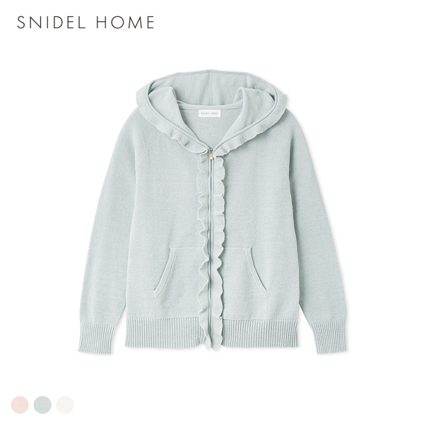 スナイデルホーム ニットフリルパーカー パジャマ ルームウェア SNIDEL HOME