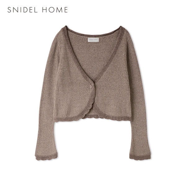スナイデルホーム クロシェカーディガン ルームウェア パジャマ SNIDEL HOME