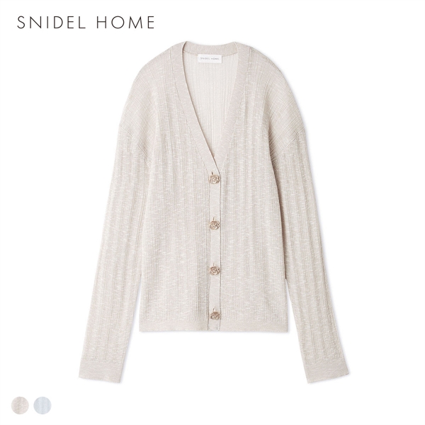 スナイデルホーム フラワービジューシアーニットカーディガン パジャマ ルームウェア SNIDEL HOME
